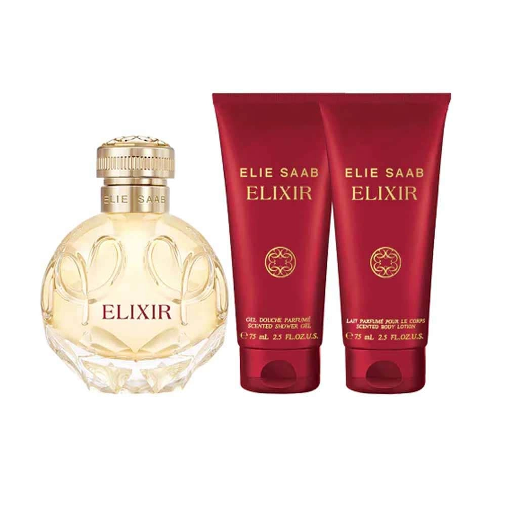 Elie Saab Elixir For Women - Eau de Parfum 3 Pieces