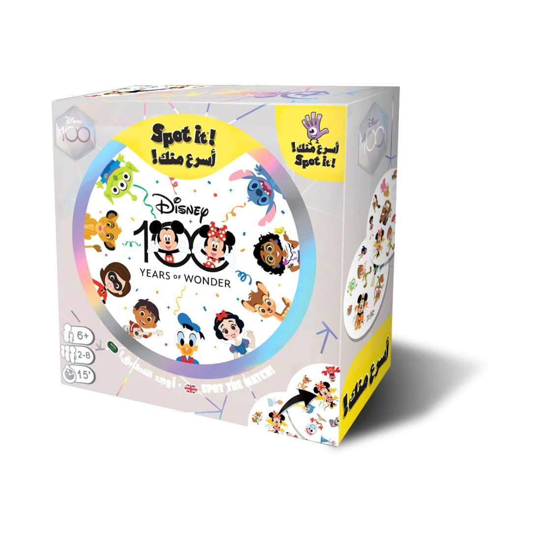 ZYGOMATIC Spot It Disney 100 Years Of Wonder