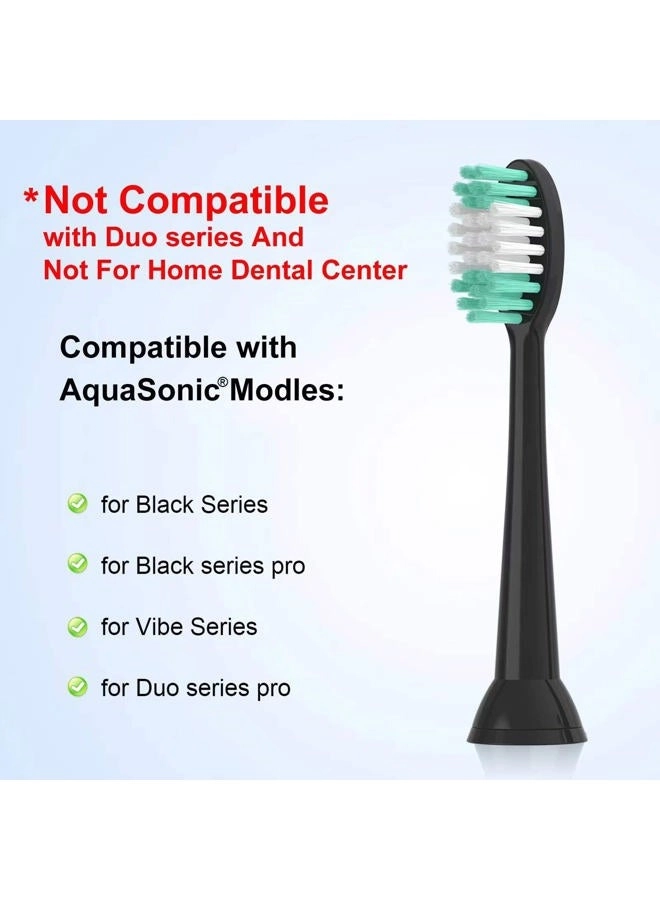 Replacement Toothbrush Heads - 10 Pack Soft Compatible with AquaSonic