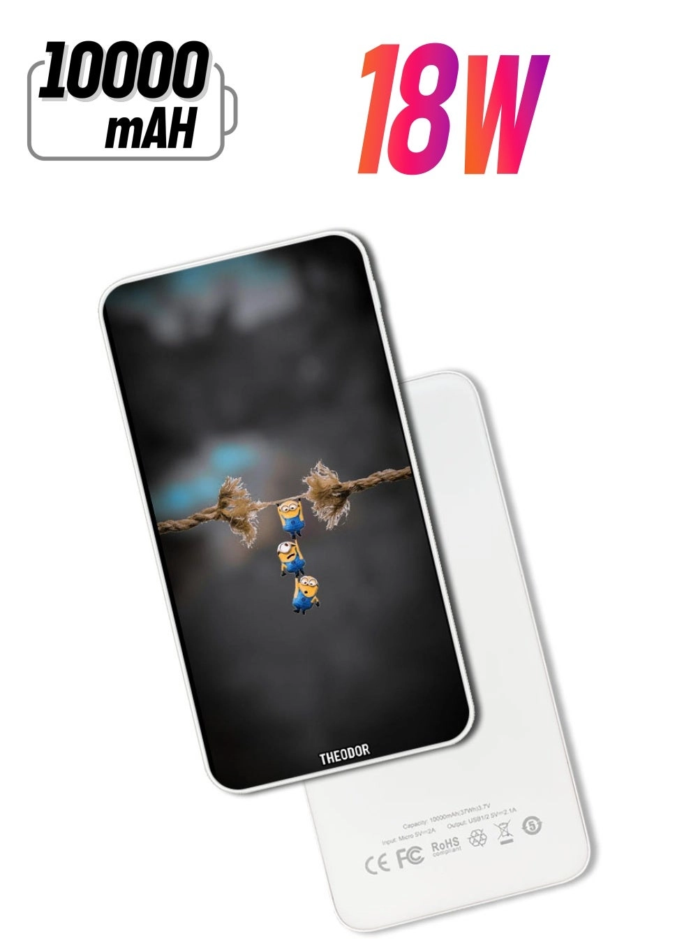 PPBA357 - 10000 mAh 18W