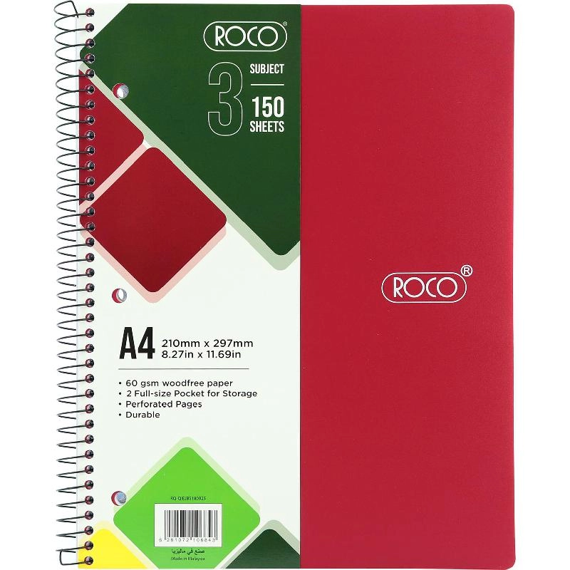 Neon A5 Spiral - Lined 100 Sheets