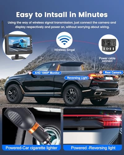 Wireless Reversing Camera Kit - Night Vision Wireless 600480