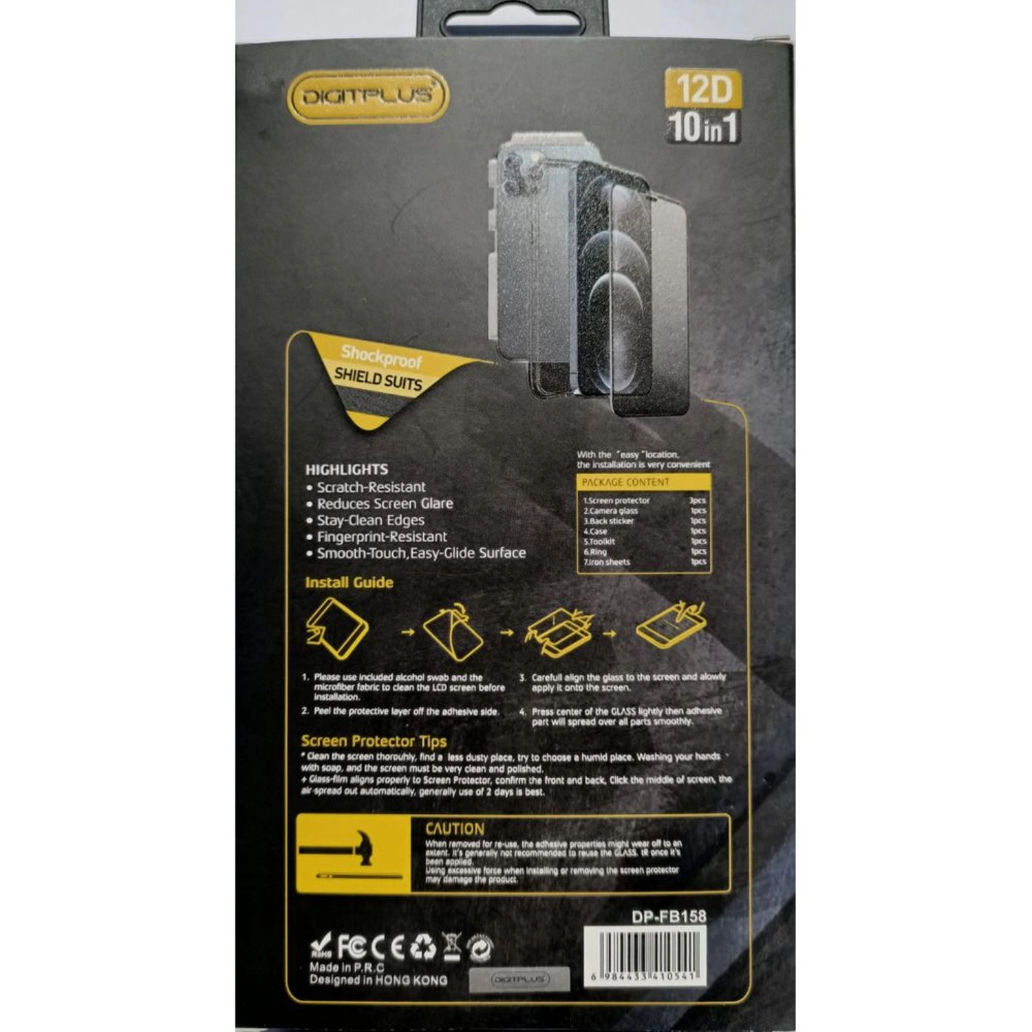 DIGITPLUS Case Front And Back for iPhone 13