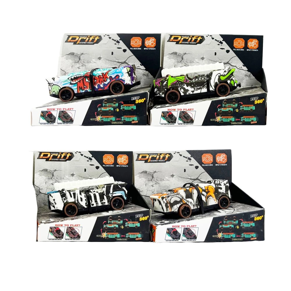Drift Pull Back & Drive Cars - 1pc