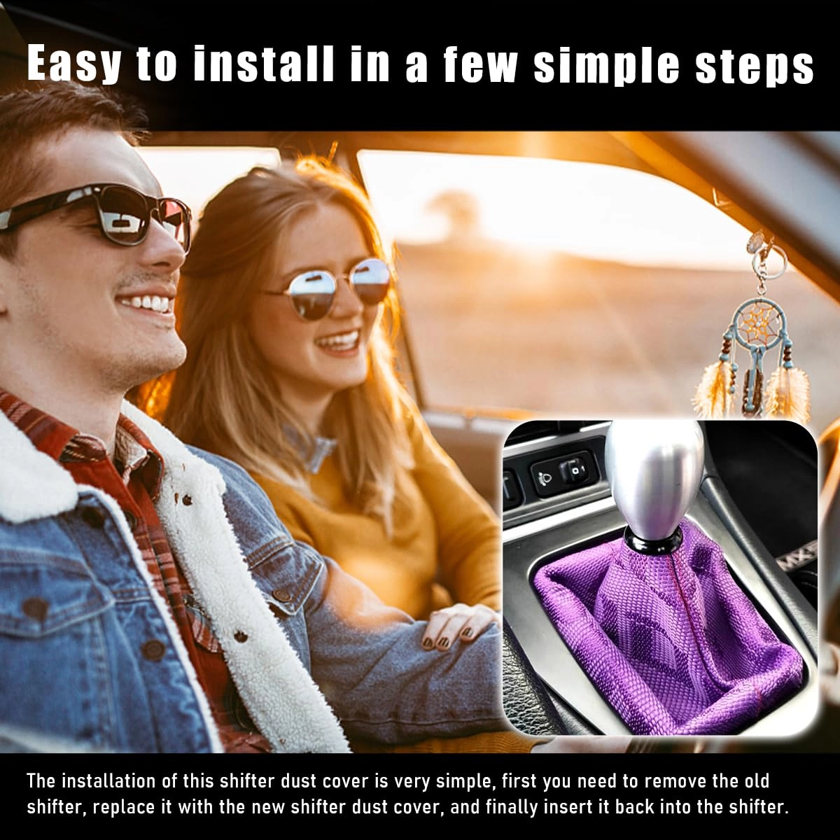 Car Shift Boot Cover