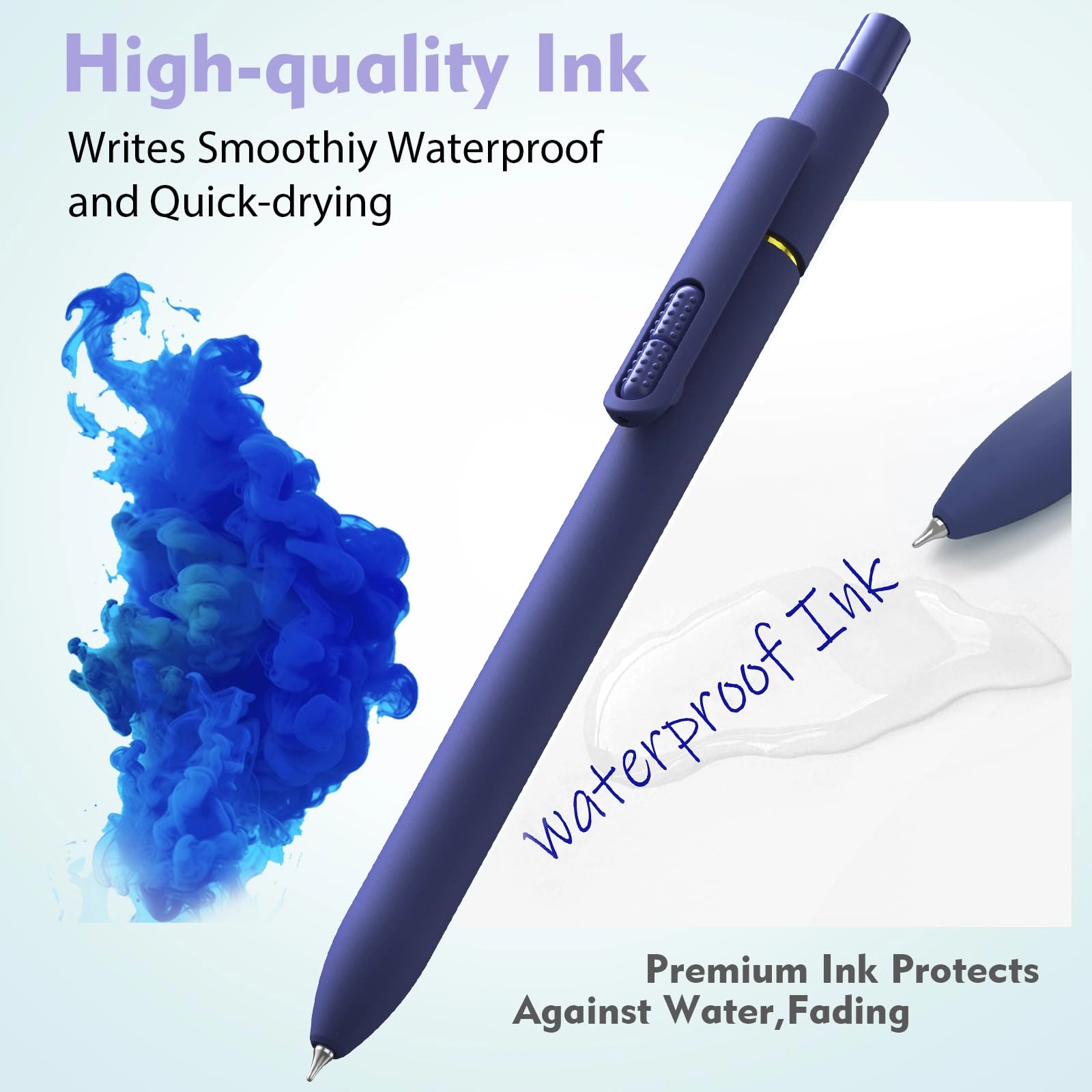 Colorful Gel Ink Pens - 8 Pack 0.7mm