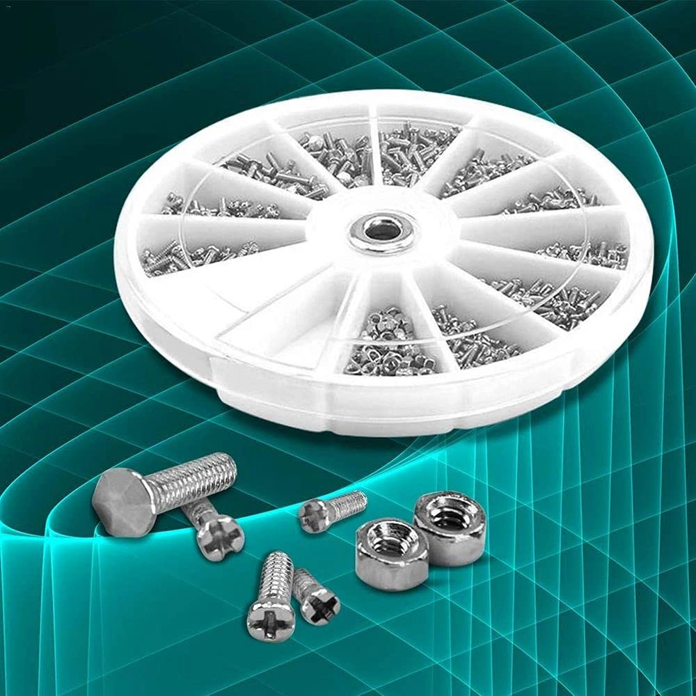 CTDIYHI44331 - 1000 PCS 12 Kinds Stainless Steel