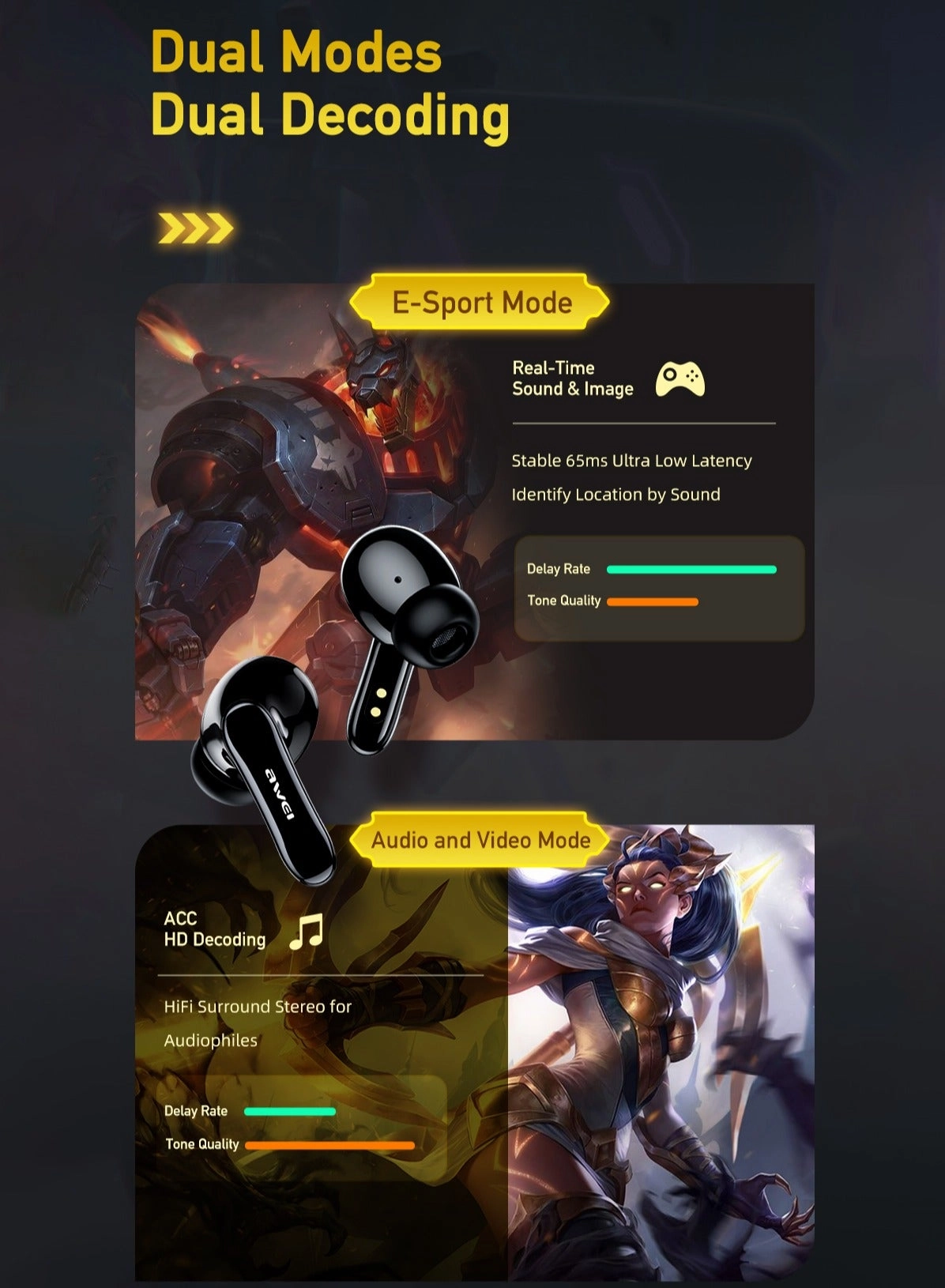 T35 Wireless Headset