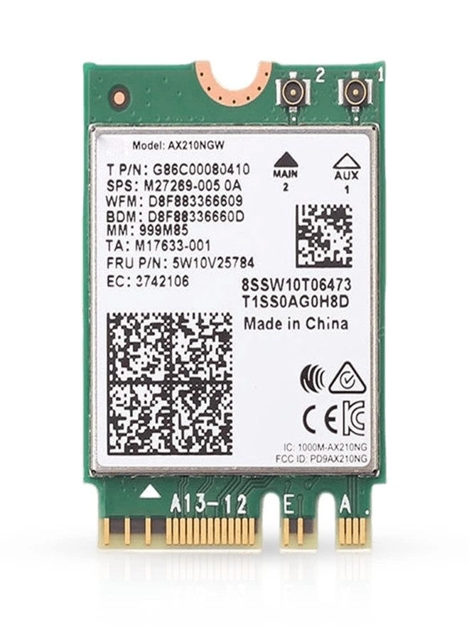 Intel AX210 - Tri-Band 2.4/5/6 GHz M.2 PCIe Wi-Fi