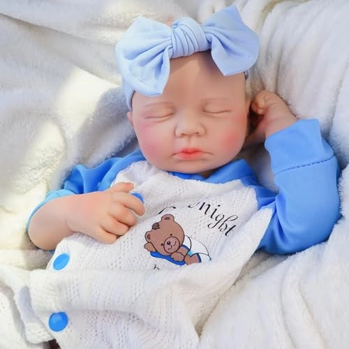 KUICEO Reborn Baby Doll - 185 Inch Silicone Anatomically Correct