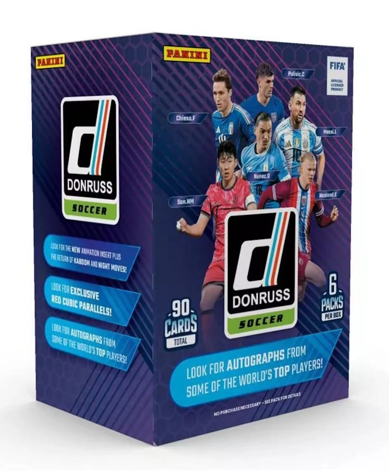 Panini Donruss Soccer 6-Pack Hobby Blaster - 90pcs