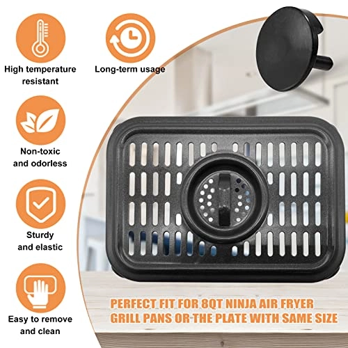 Air Fryer Rubber Bumpers - Rubber 8 PCS