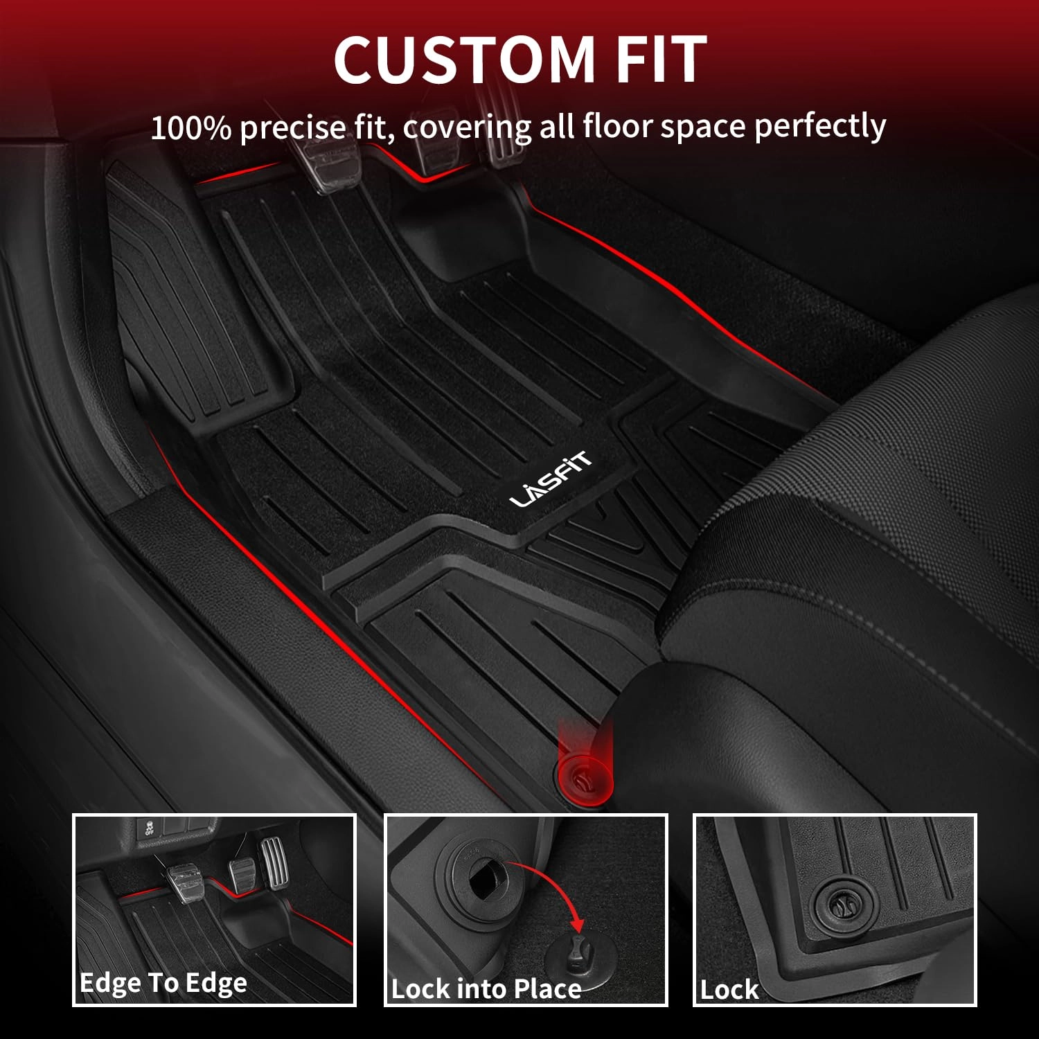 Floor Mats - Honda Civic 2022-2025 2026 1st & 2nd Row