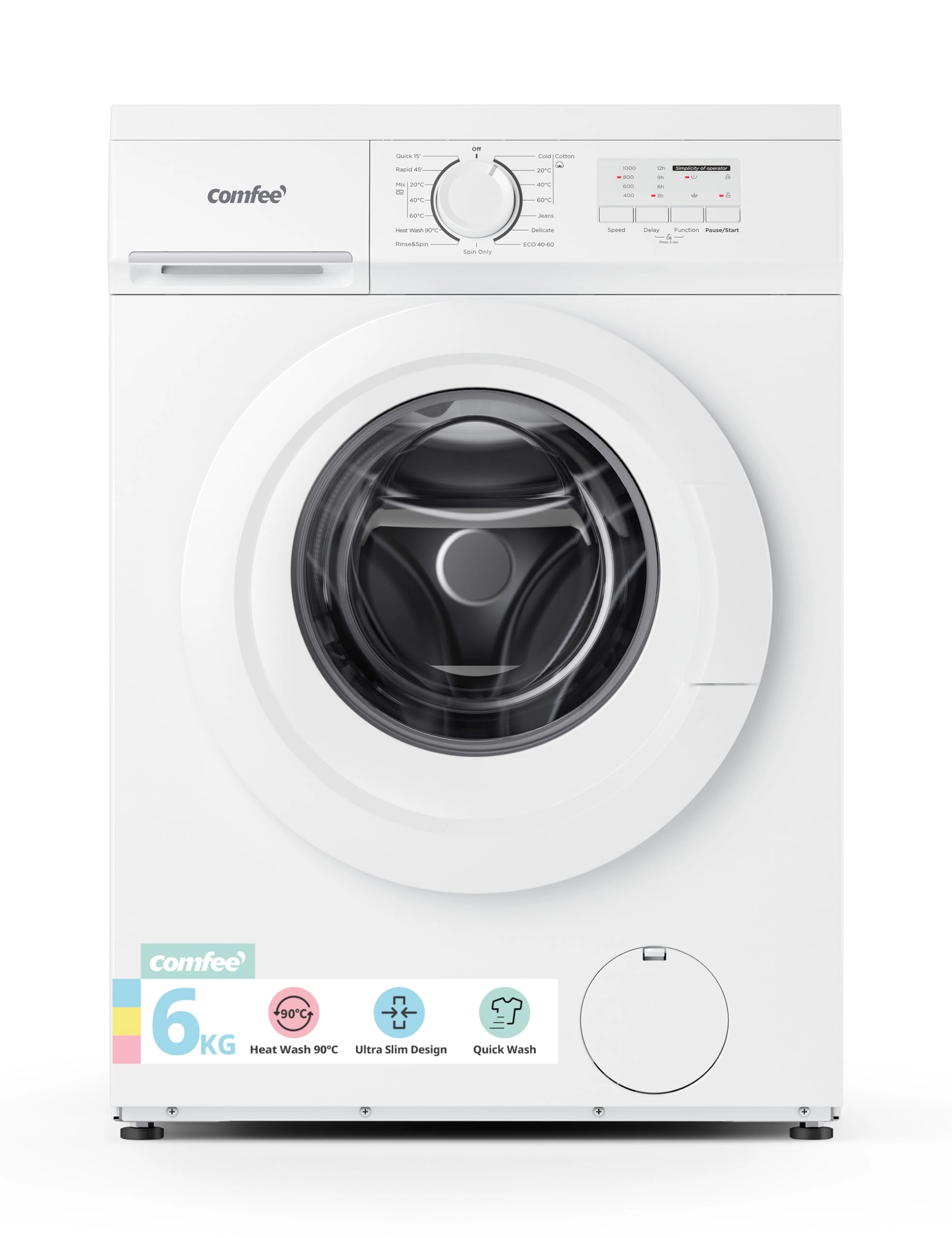 Comfeè CFE10EW60/W-UK