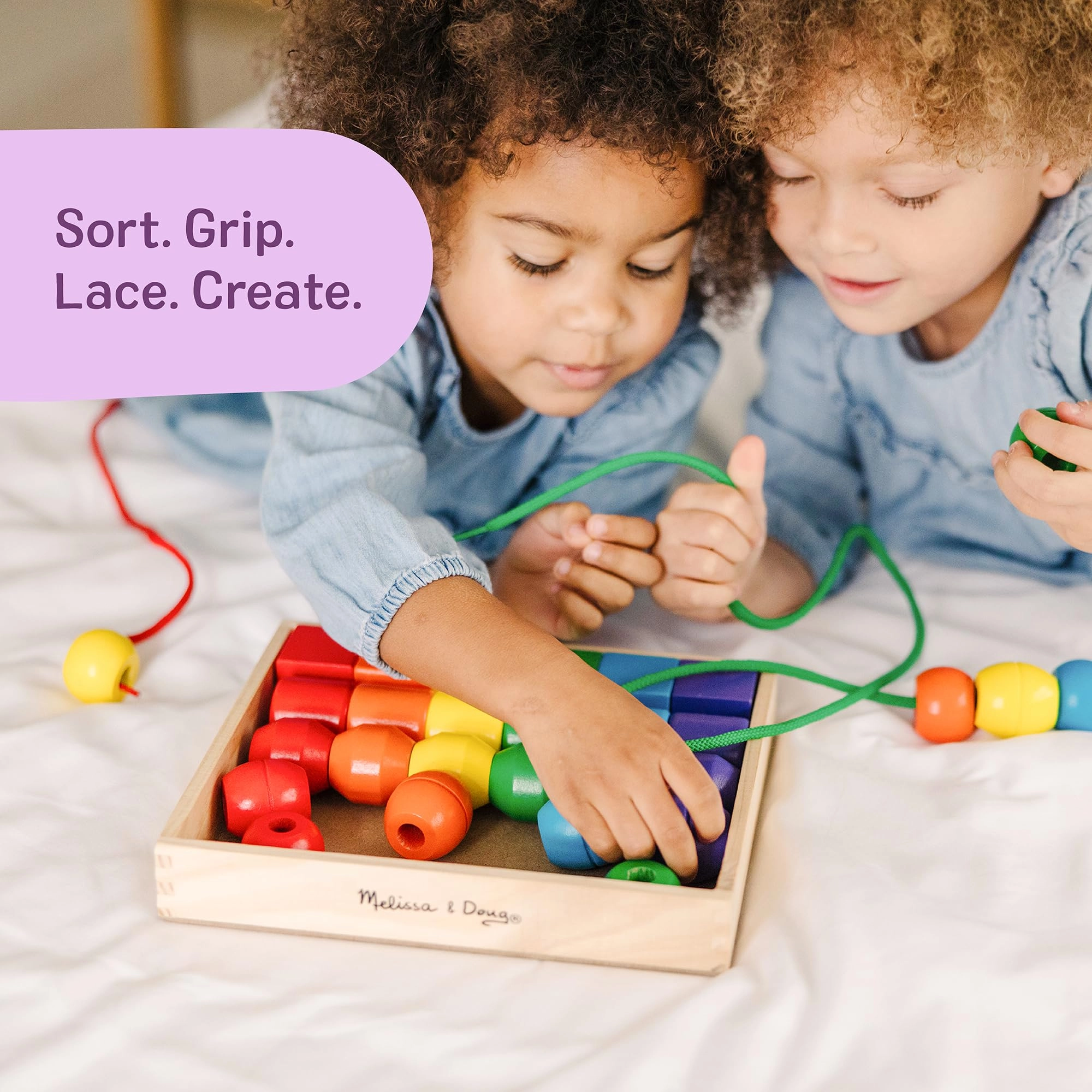 Melissa & Doug First Bead Maze - 6 months+ 18 pieces