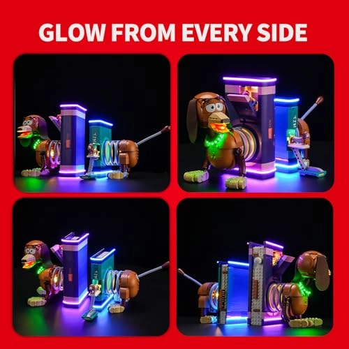 2.0 Light Kit - Compatible with Lego Toy Story Slinky Dog Bookends 43301 LED