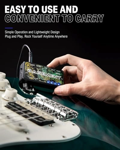 Bass Guitar Headphone Amp - USB Rechargeable Mini Portable 5 Watts