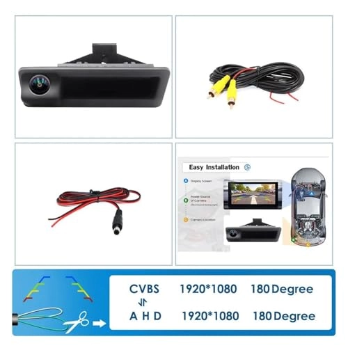 Car Reversing Camera - Night Vision Wire 1920*1080 Pixels