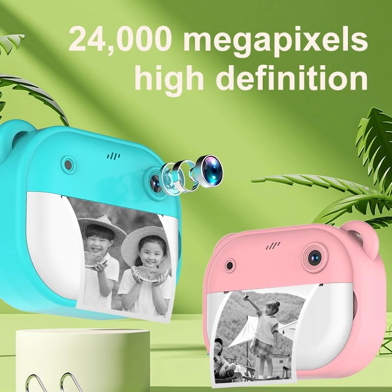 Camera Printer - 1080P Videos Green Premiun Fancy