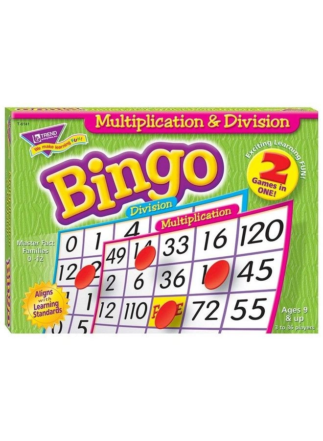 Trend Enterprises Multiplication & Division Bingo