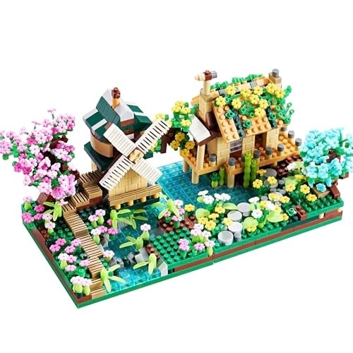 JXRLMB Sakura Tree House - Micro Blocks 2 Sets