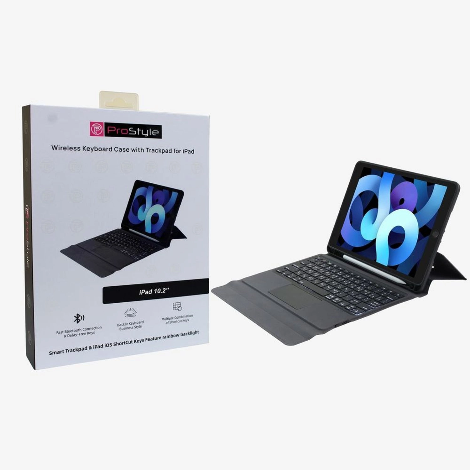 Keyboard Case with Screen Protector for iPad 10.2-inch