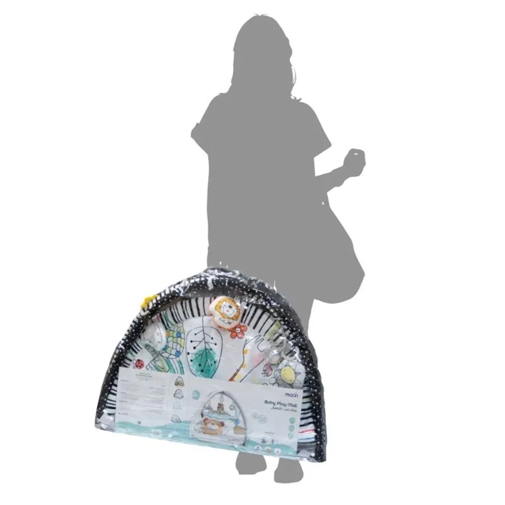 Perky Playmat + Disposable Changing Mat - Jungle Pals 0 month & above