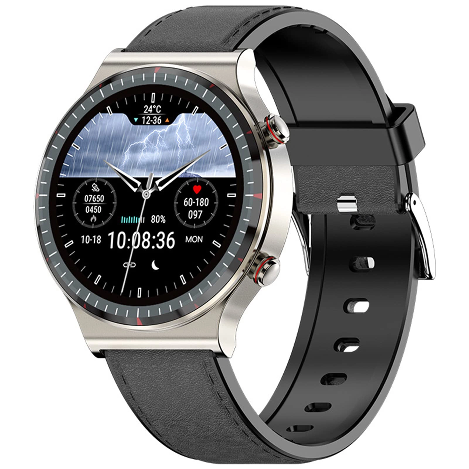 Smart Watch Zinc Alloy + PC