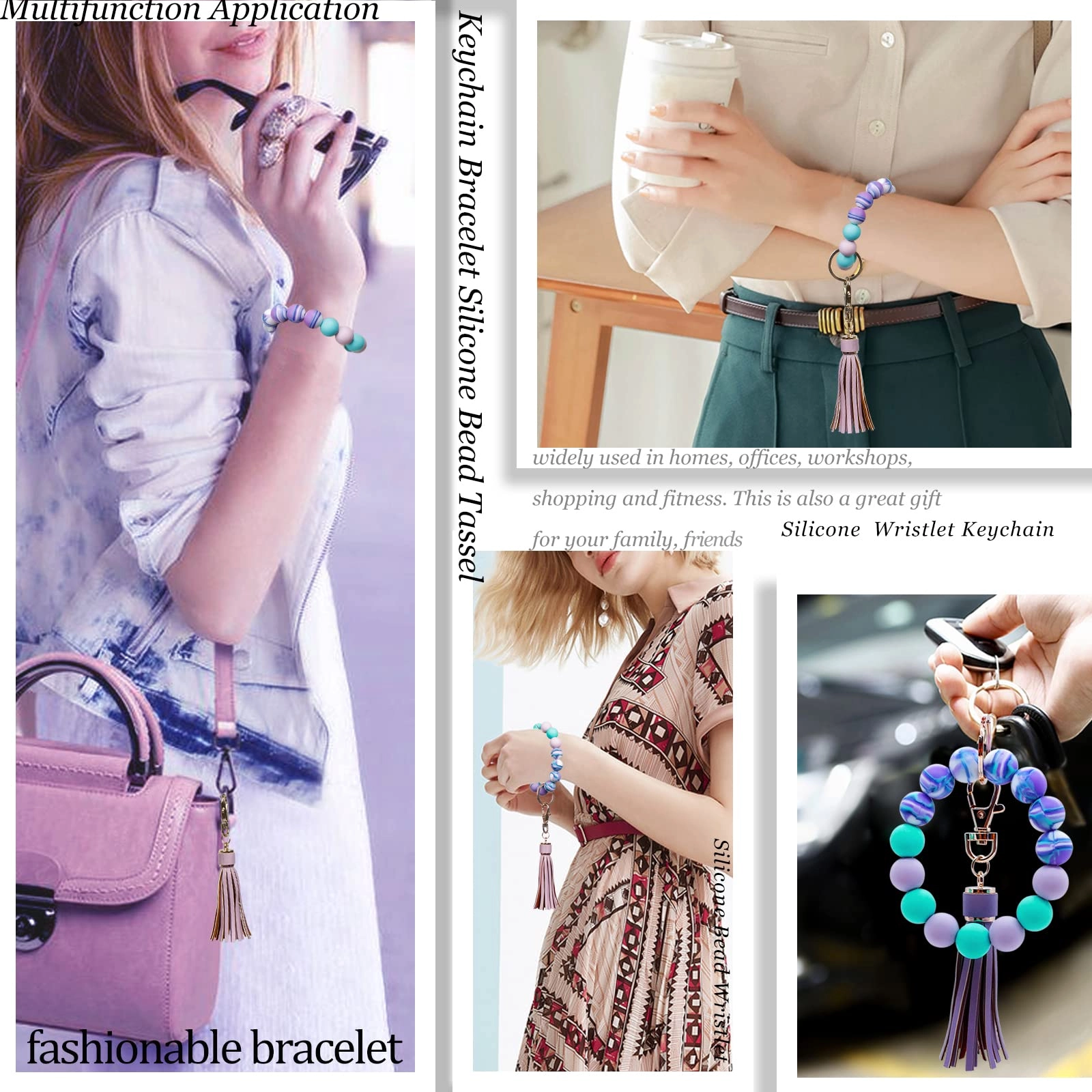 Key Ring Bracelet - Car