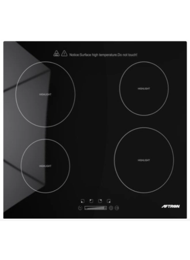 AFBO60BLK 60cm Built-in Electric Oven + AFHOB6060V 60cm Ceramic Hob + AFHOOD60 60cm Chimney Hood