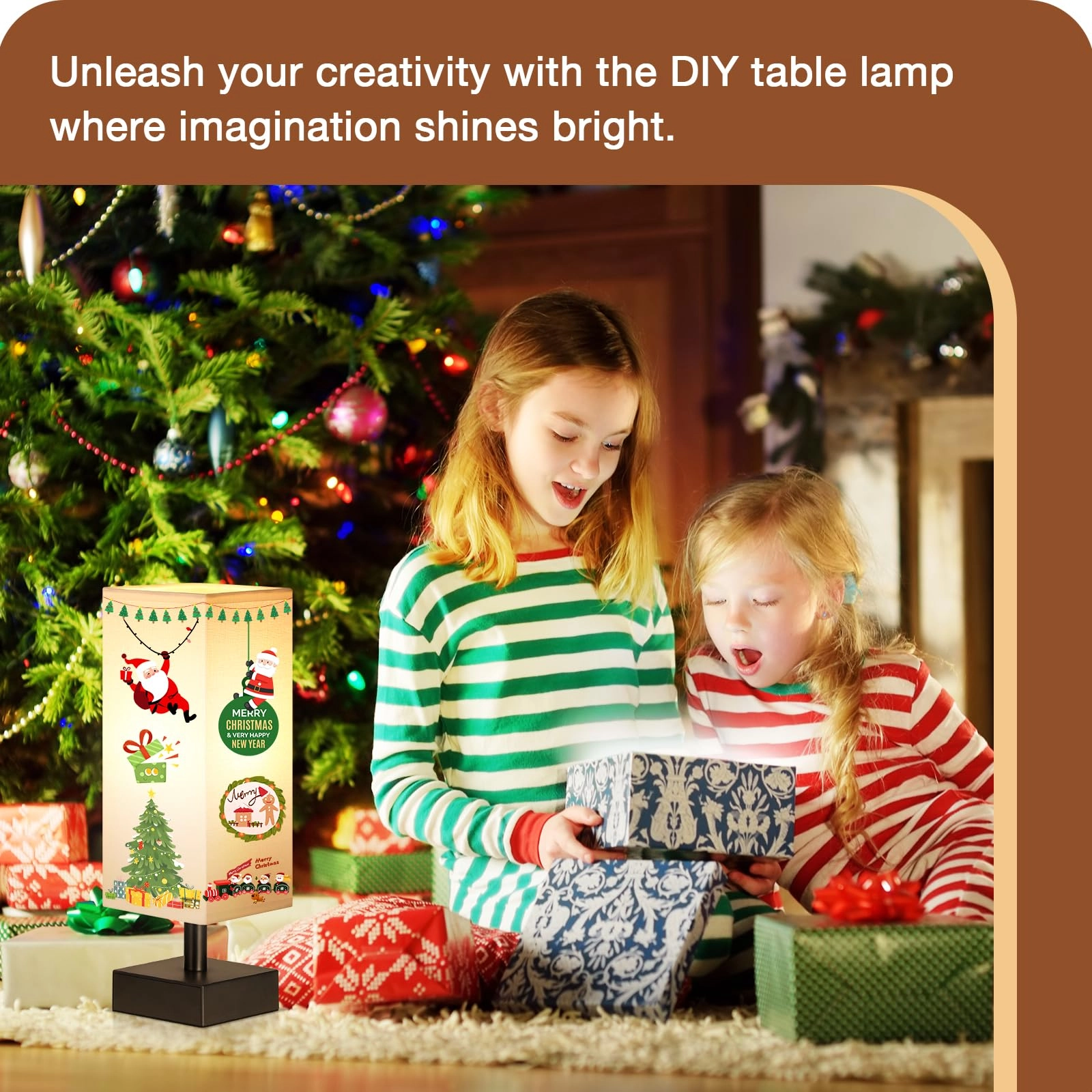 S6-16 - Linen Black Small Table Lamp