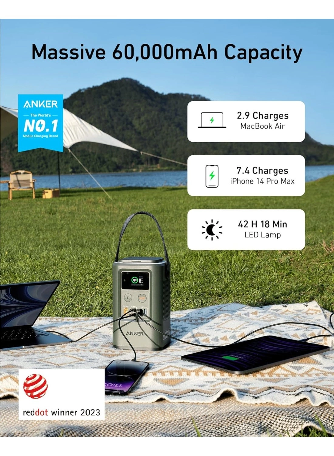 548 Power Bank - 60000mAh 60W