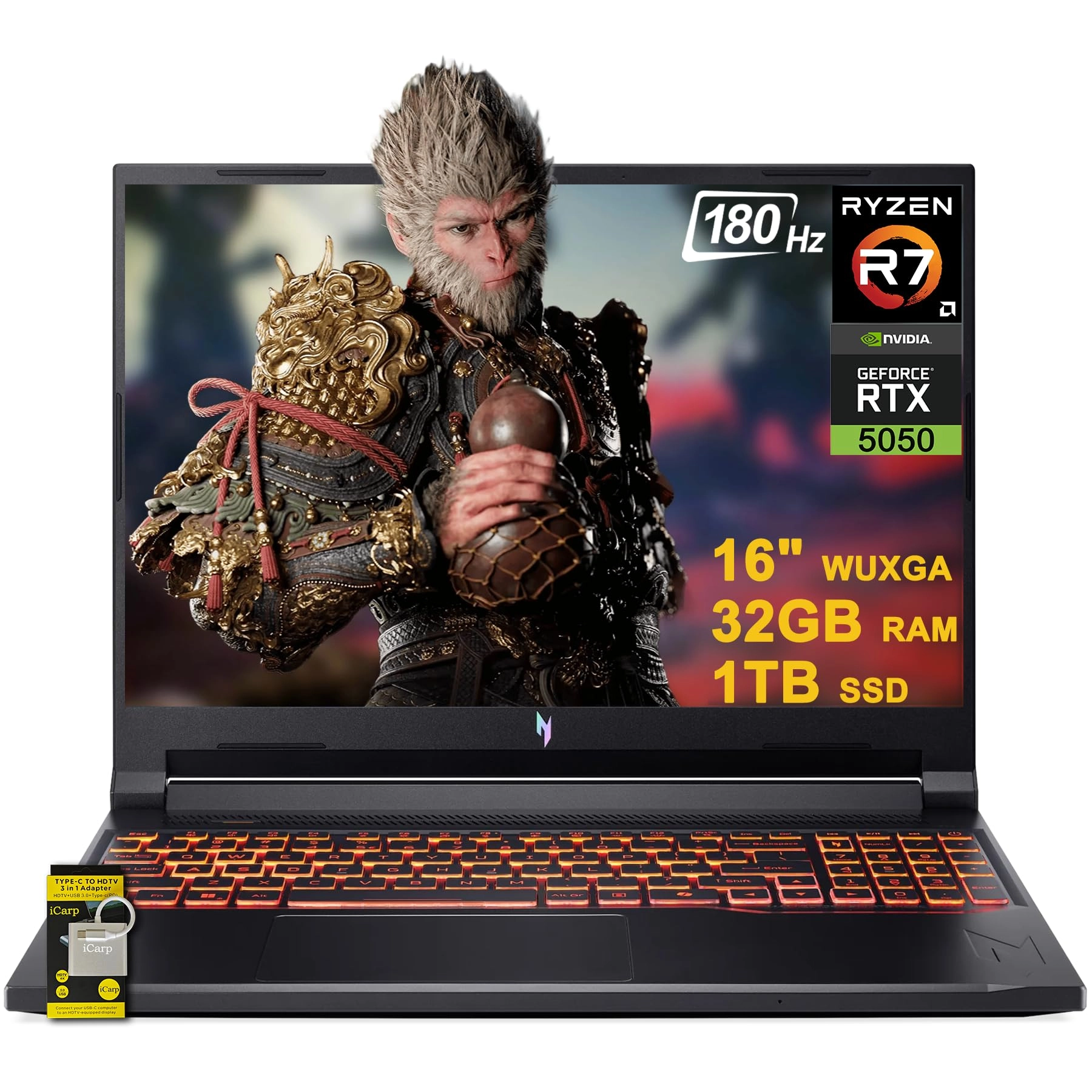 Acer Nitro V 16S AI ANV16S - 16'' Ryzen 7 32GB DDR5 1TB SSD