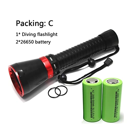Diving Flashlight - 7x XM-L L2 LED 26650