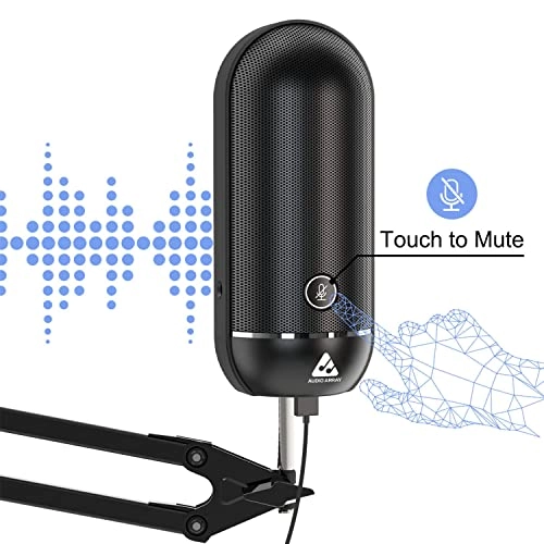 AM-C9 USB+3.5mm-Mini-Jack Microphone
