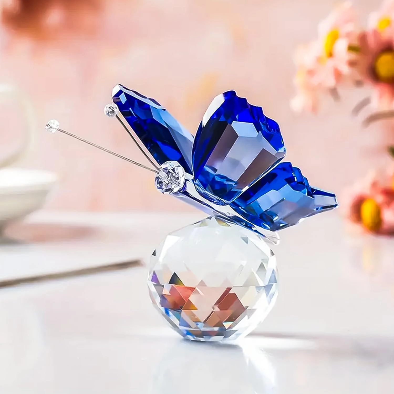 Ekhaya Brands Private Limited, Ph : 9880742090, EmailID: contact@ekhasa.com Nostrae Crystal Butterfly - high-quality glass