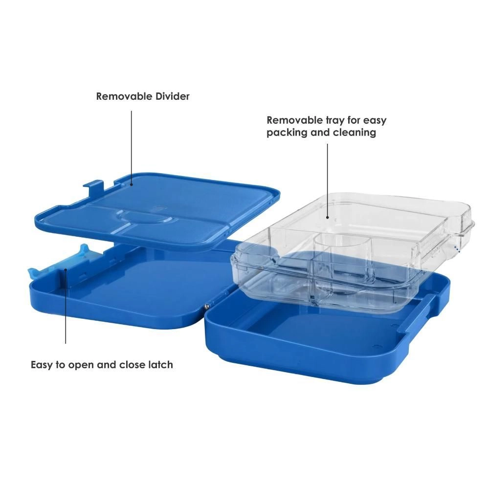 Elite Mini - 4 Compartment Leakproof Blue