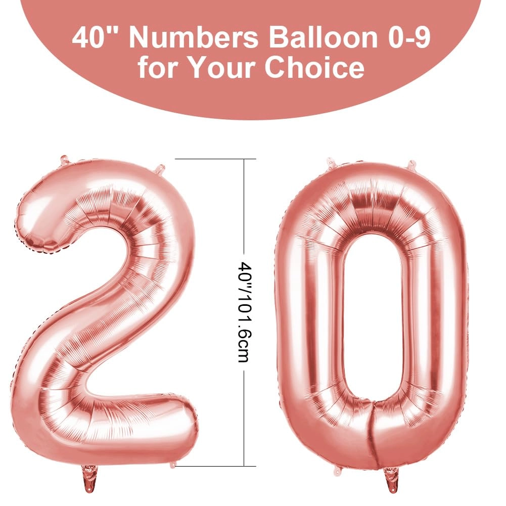Number 20 Balloon - 2 Birthday
