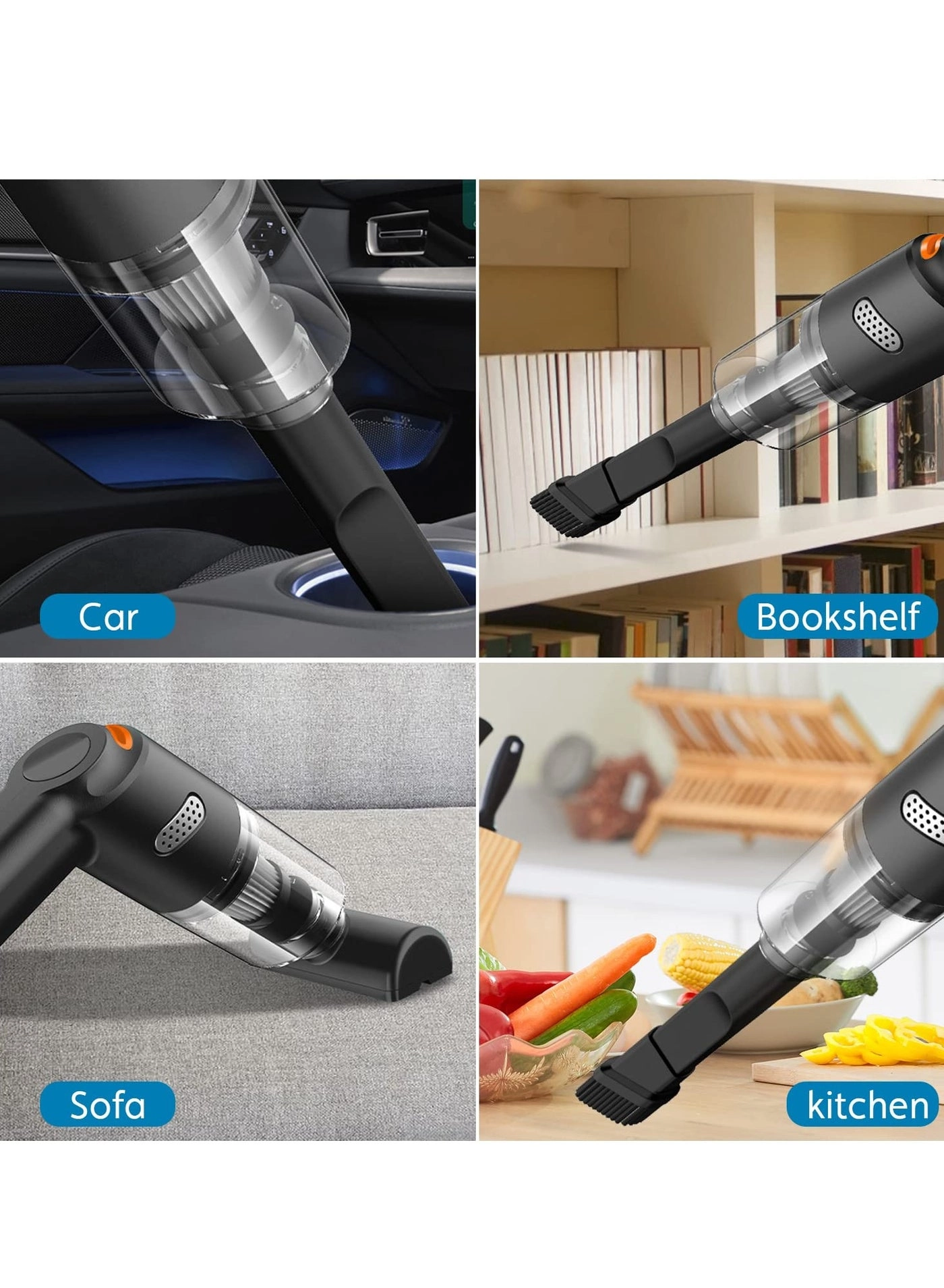 Handheld Vacuum - 10000PA Cordless 4000mAh