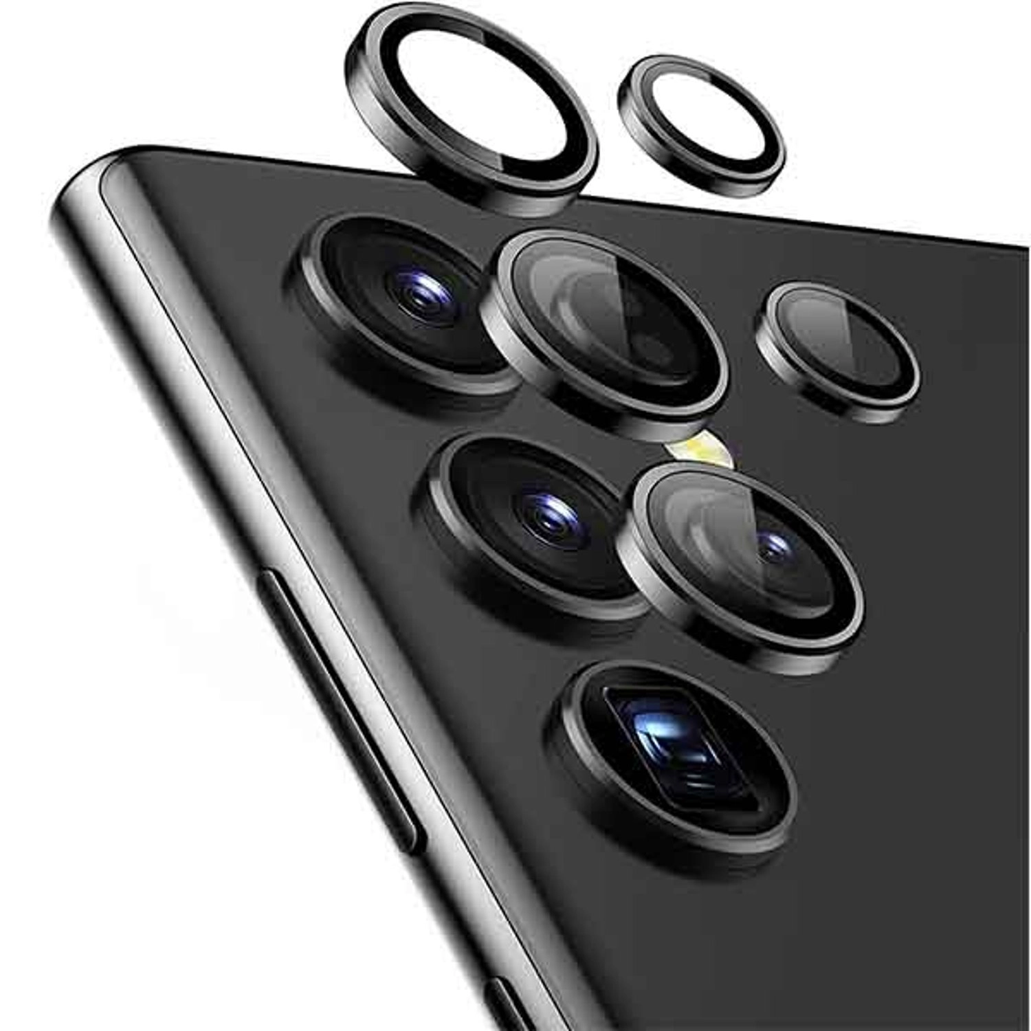 Clear Tempered Glass Camera Lens Protector for Galaxy S23 Ultra