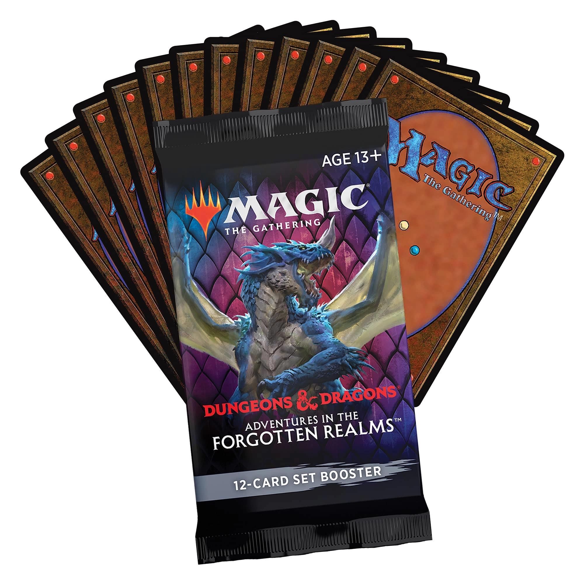 Wizards of the Coast Magic The Gathering Adventures In Forgotten Realms Set Booster - English 12pcs