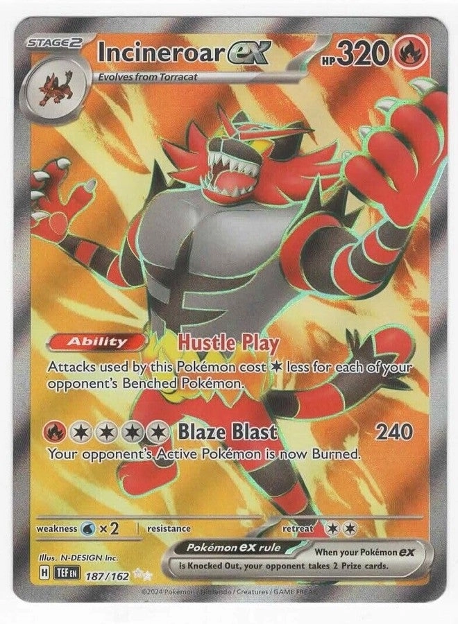 Incineroar ex 187/162