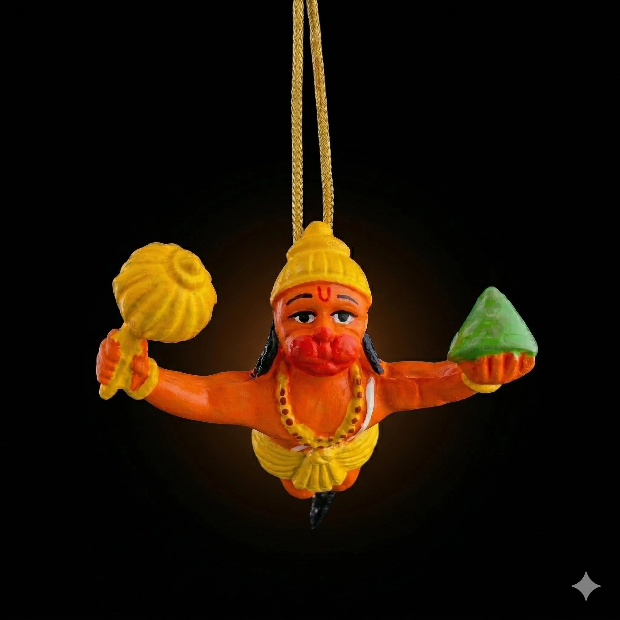 Jyotshika Flying Lord Hanuman Ji Idol - Plastic