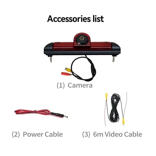 Brake Light Parking Camera - Night Vision 720P