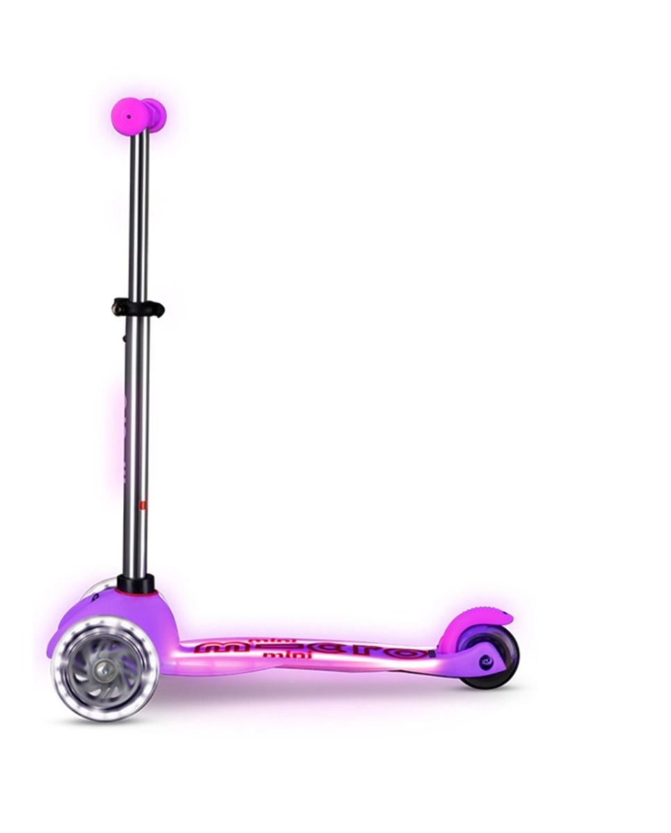 Mini Deluxe 3-Wheel Kick Scooter – 120/85 mm LED