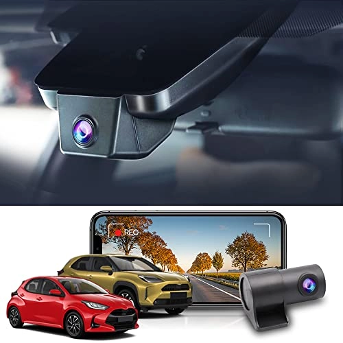 Front 2K+Rear 1080P 1440 X 1080 pixels for Toyota Yaris 2020-2023