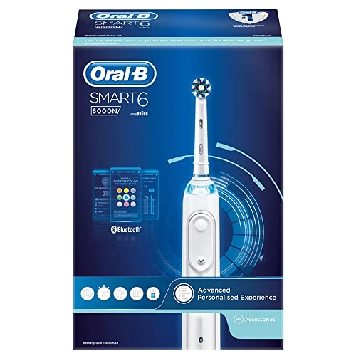 Smart 6 - White 3 Brush Heads 5 Modes