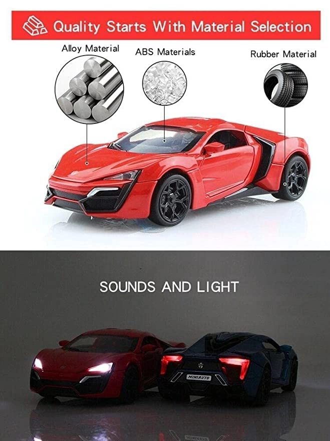 Metal Pullback Car - 1:32 1 pcs