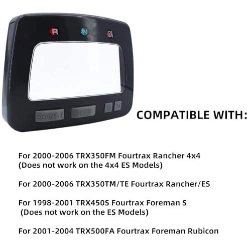 Speedometer Meter Dash Upper Case Cover - Honda TRX350 TRX450 TRX500