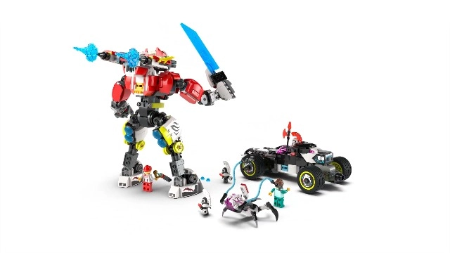 DREAMZzz Cooper’s Tiger Mech & Zero’s Hot Rod Car